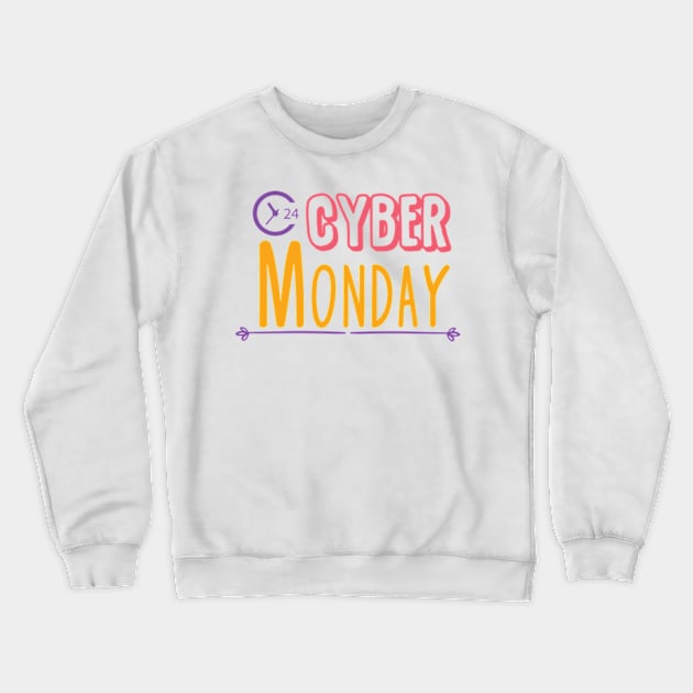 Cyber Monday Crewneck Sweatshirt by Shop Ovov